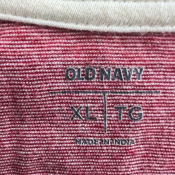 Old Navy - Red and White Striped Shirt - Picture 4 of 4